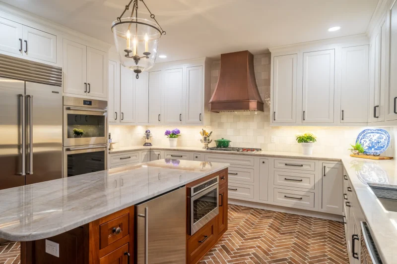 Custom kitchen design-build remodeling project by Leo Lantz Construction in Manakin Sabot Virginia